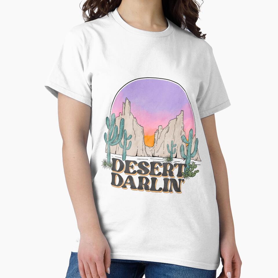 Desert Darlin' Cute Western Style Sunset Design by ElishaKayne