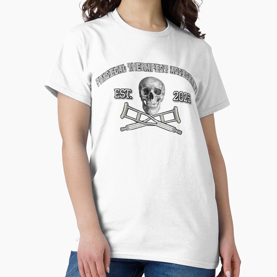 Physical Therapist Assistant Skull and cross bones by wowwmorgan
