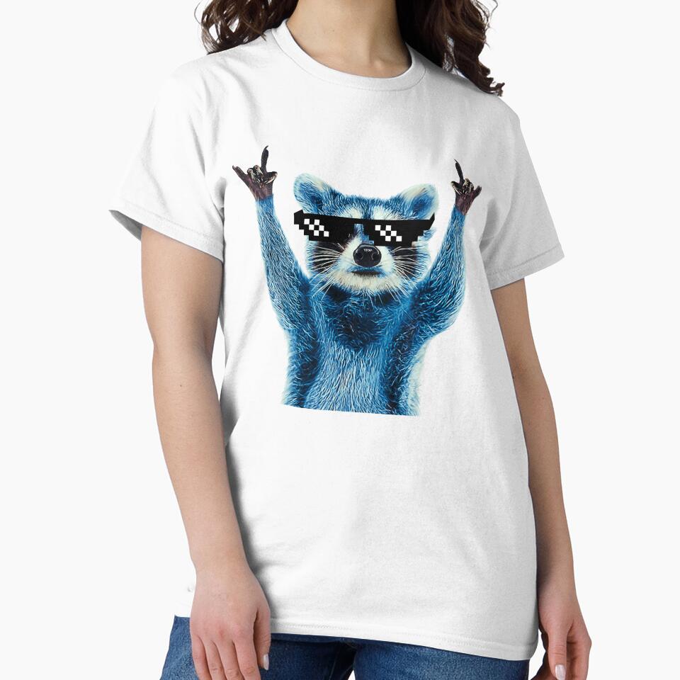 Cool Raccoon by TeeARTHY
