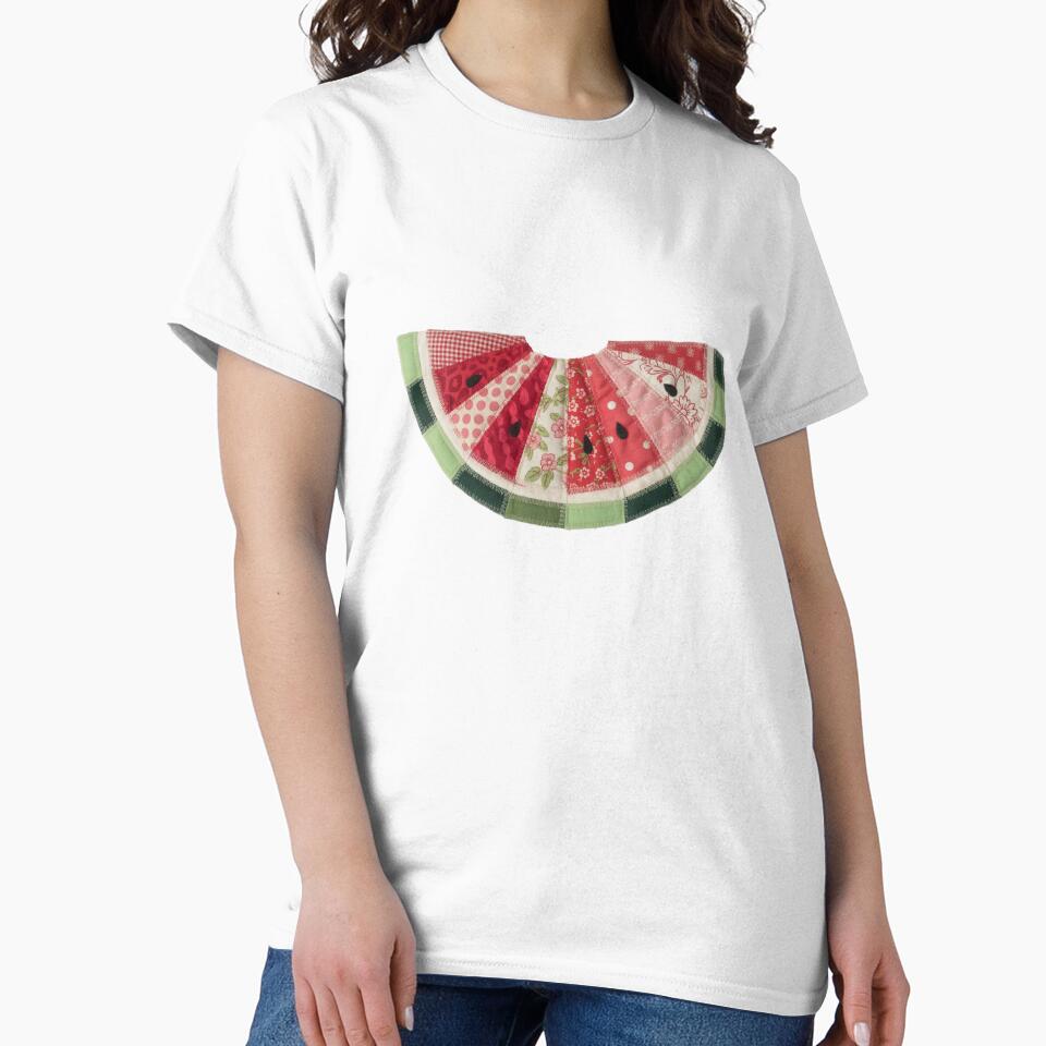 Patchwork Watermelon Design by theartfulaspie