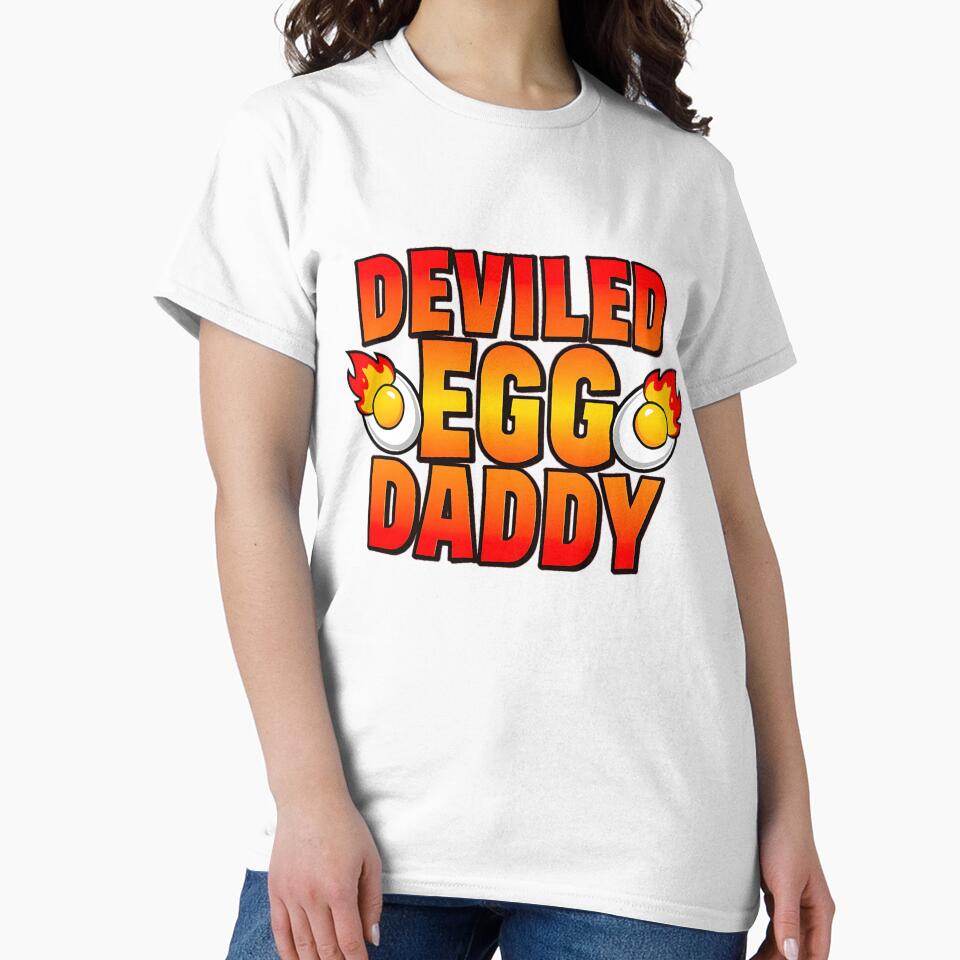 Deviled Egg Daddy Funny Food Pun BBQ Design by ArtDesignTp