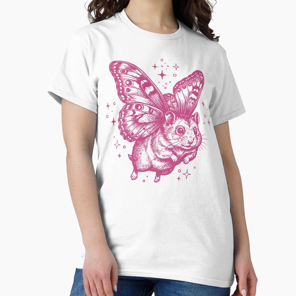 Flying Hamster Butterfly Wings Fairy Core by Y-Vibes