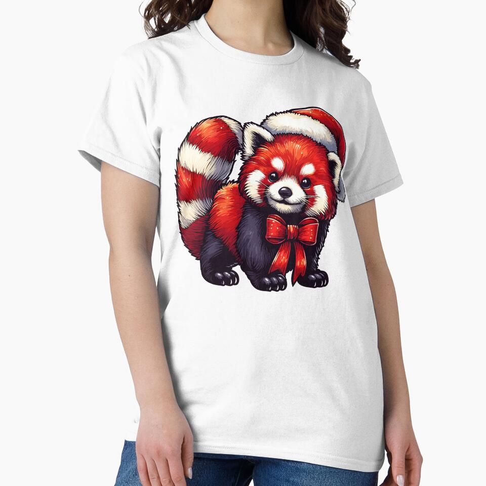 red santa panda by hunnydoll