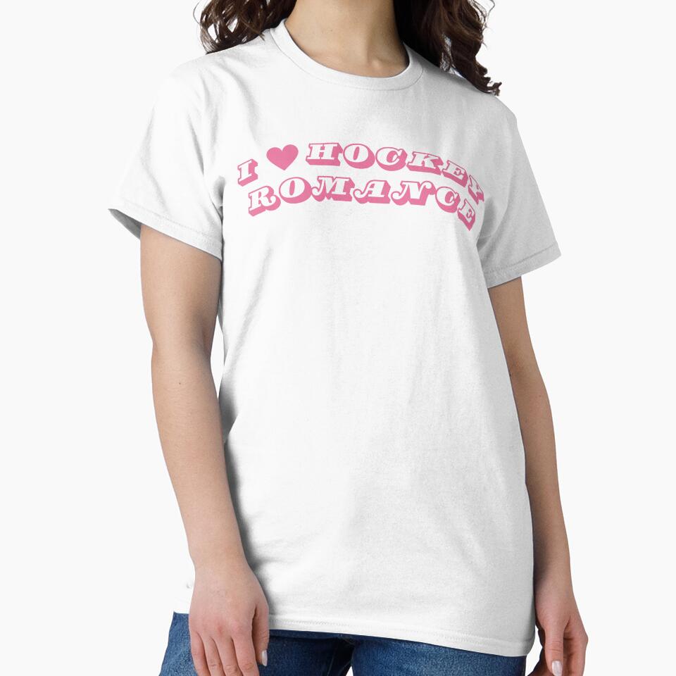 I Love Hockey Romance - Pink by BecomingBookish