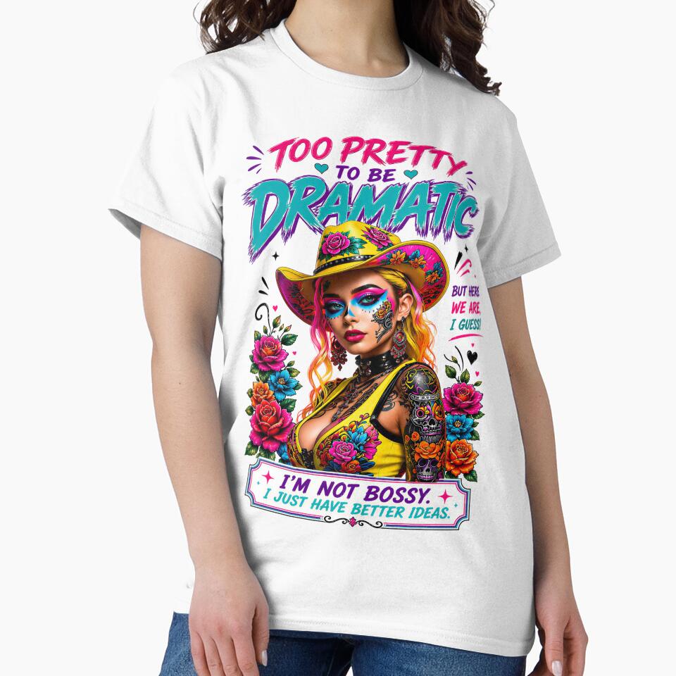 Cowgirl Pop Art Too Pretty To Be Dramatic by KLERIKSTORE