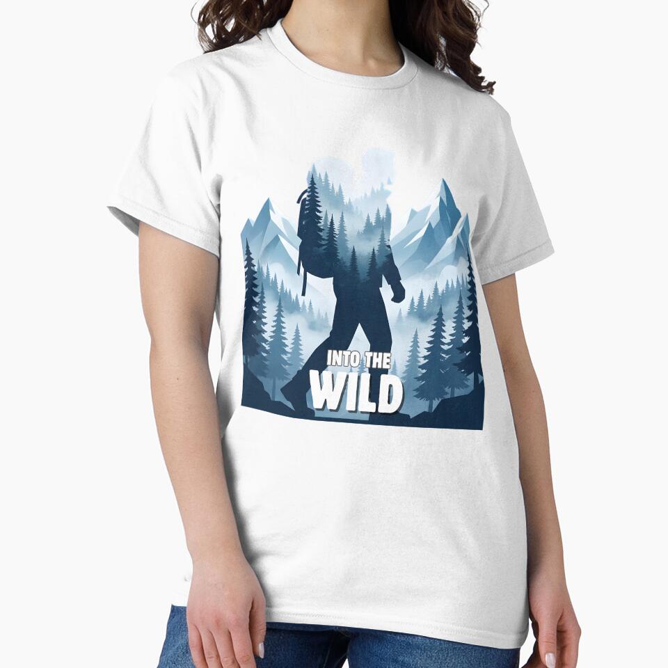 Into The Wild – Mountain Hiking & Backpacking Wilderness Adventure Design by ArcticFoxStudio