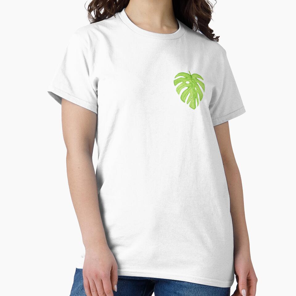 Watercolor Monstera Leaf by paintedpansy
