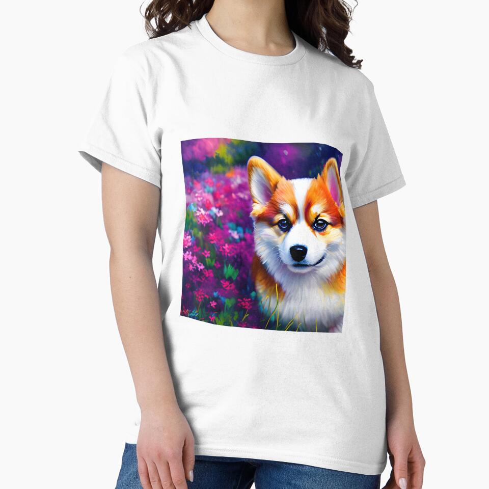 Adorable Corgi Pup - A Joyful Companion for Your Hom by RoslinShaw