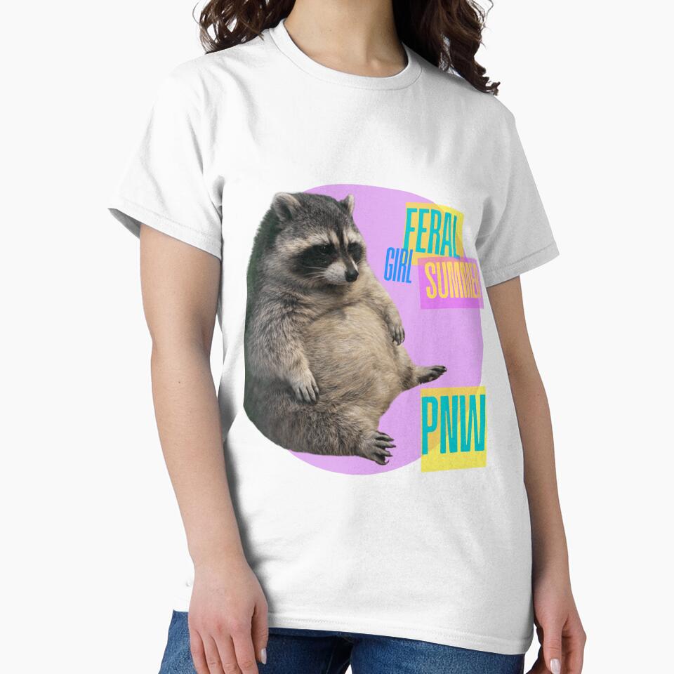 Feral Girl Summer - Pacific Northwest Racoon by WigOutlet