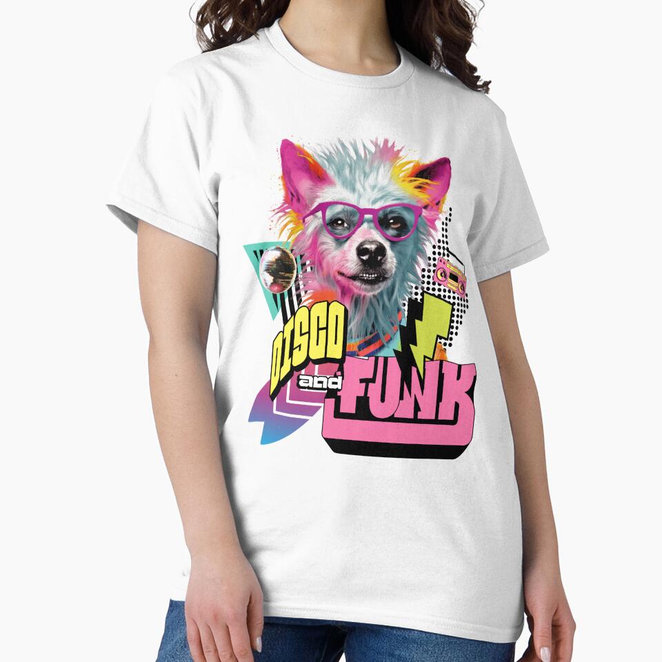 DISCO & FUNK  - DISCO Dog Funkster (Black) by Discothreadz