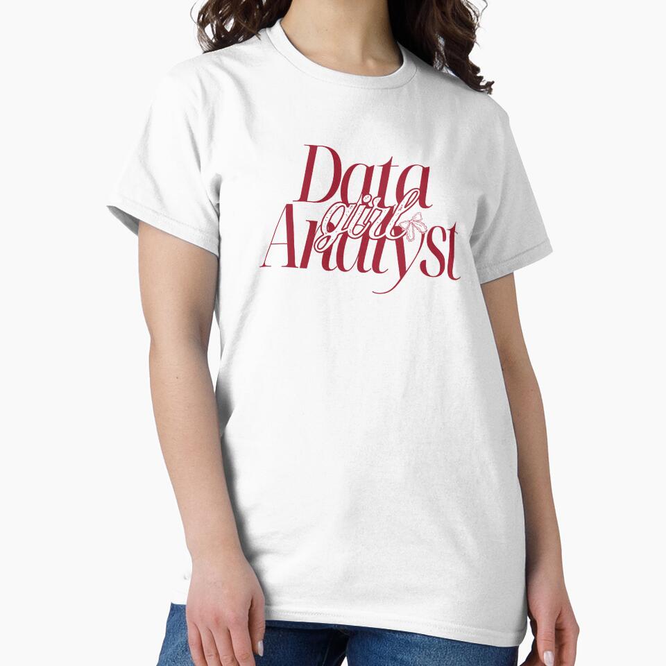Data Analyst Girl Cute Lovely by CuteLovelyDesigns