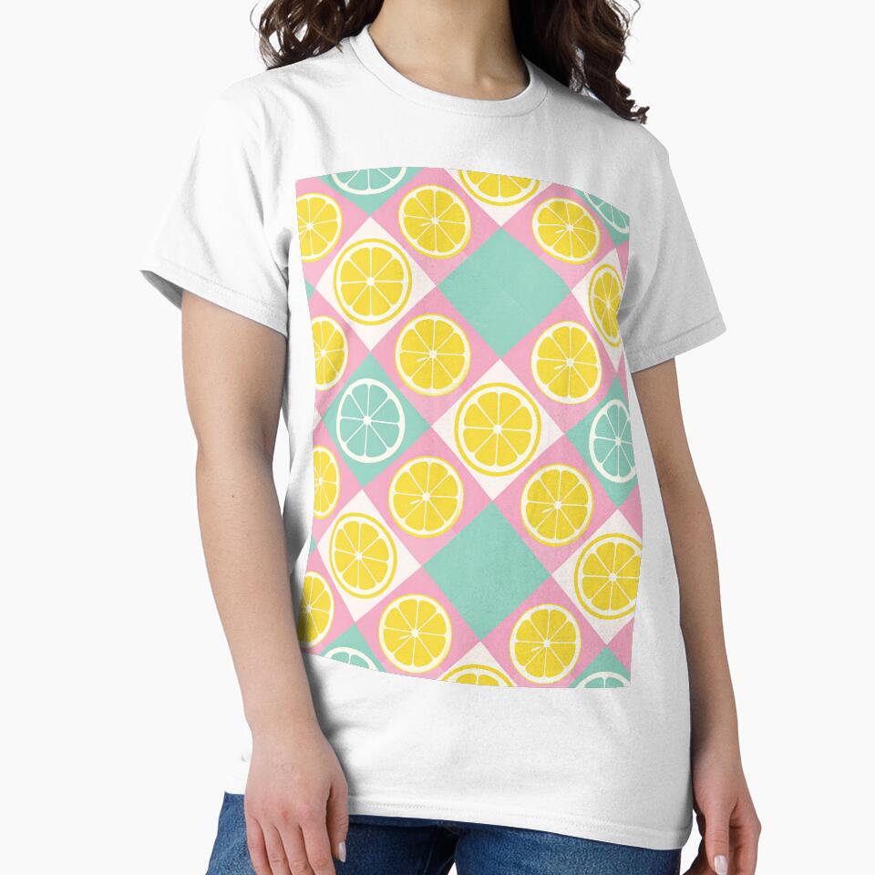 Retro Lemon Pattern by Designbes