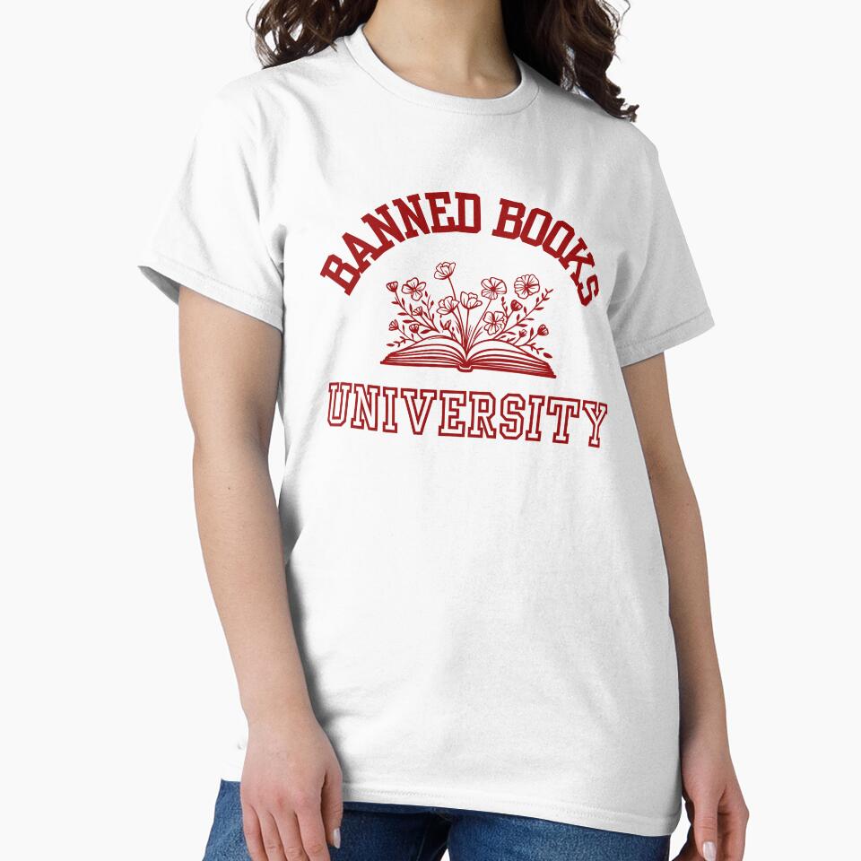banned books university bookish aesthetic red by stickersxbecca