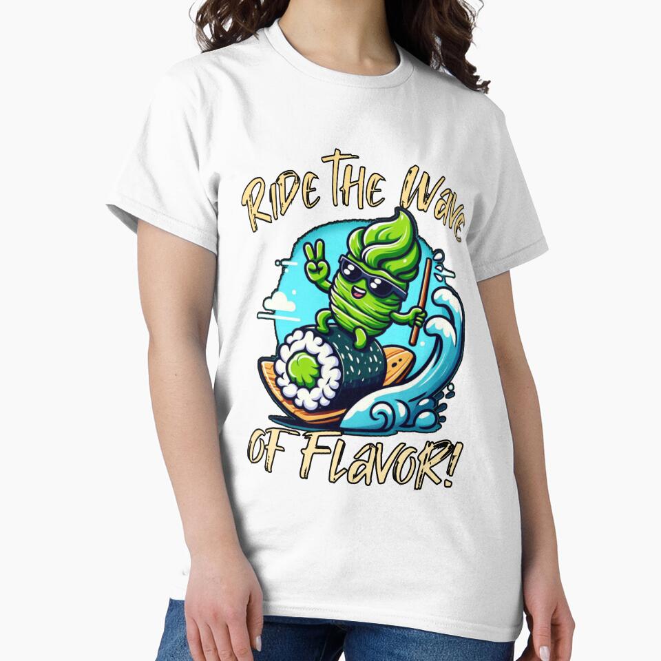 Surf's Up: Cool Wasabi Riding the Sushi Wave by CoolEnthusias