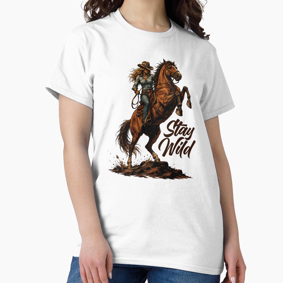 Stay Wild Cowgirl Western Rider by olosra
