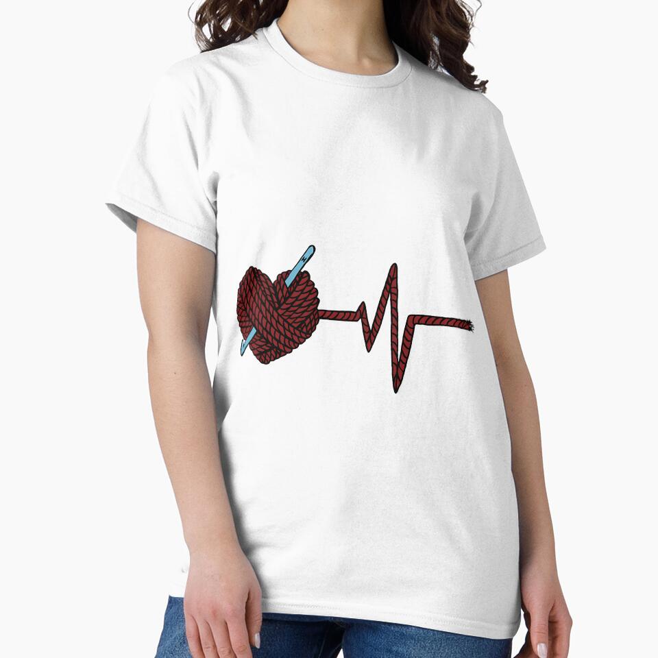Crochet Heartbeat Yarn Pulse by ioglesmh99