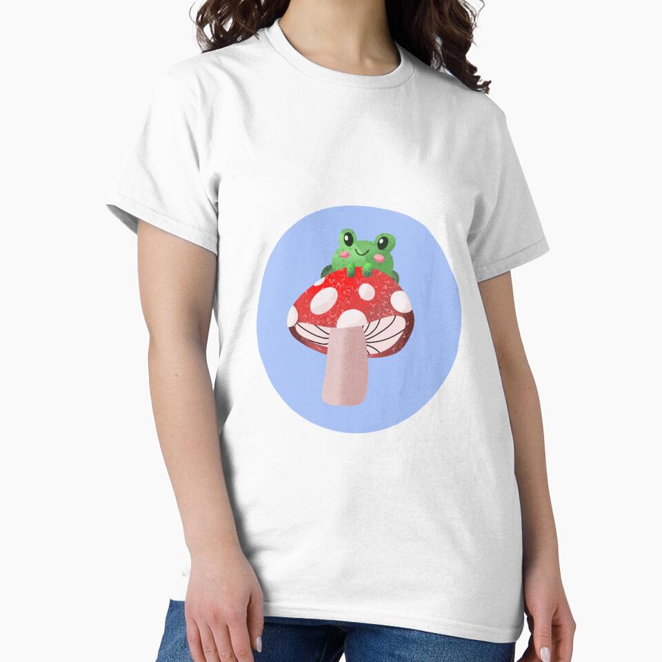 Frog on Mushroom by Michela-TR
