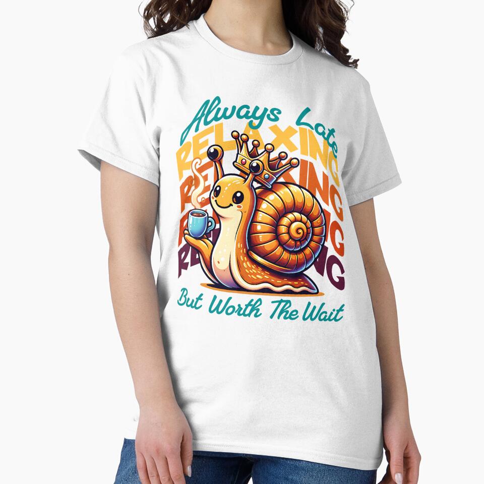 Always Late Relaxing Snail by Belarte.shop