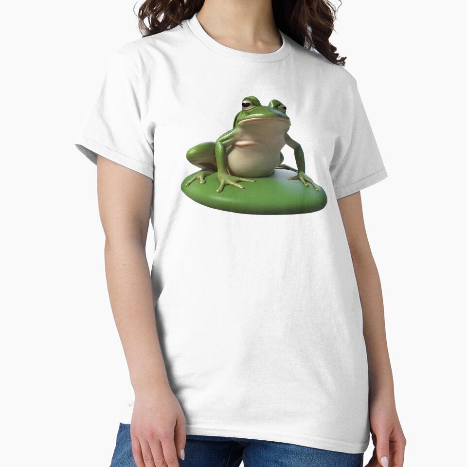 Frog on a Leaf by Aquillashop