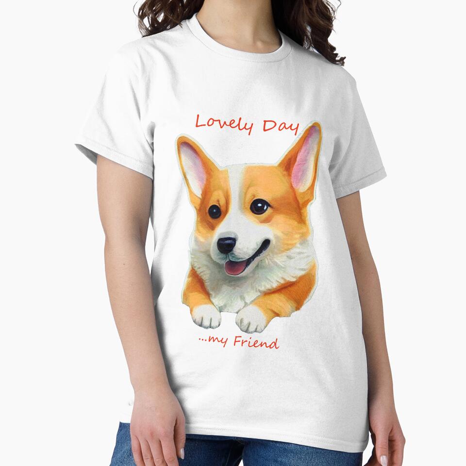 lovely day good wishes from a cute corgi by Aliveforfun