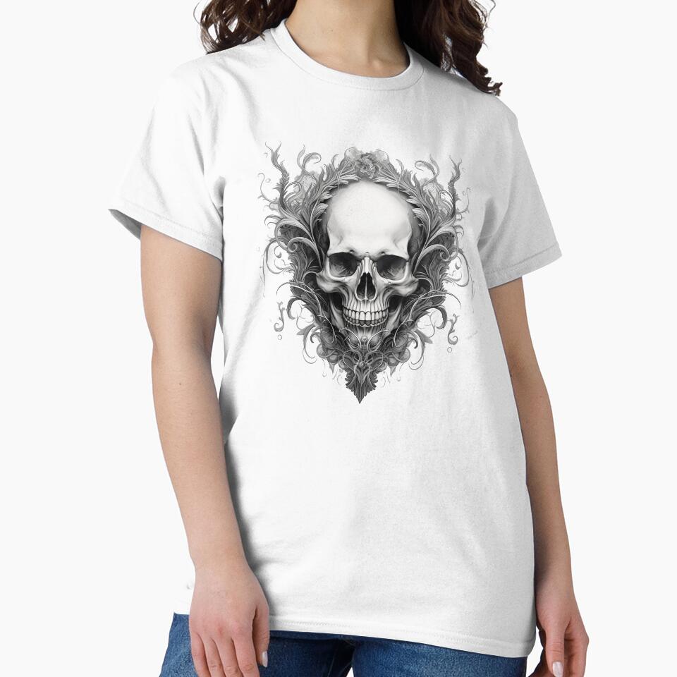 Classic Skull and Flourishes by CoutureCrypt