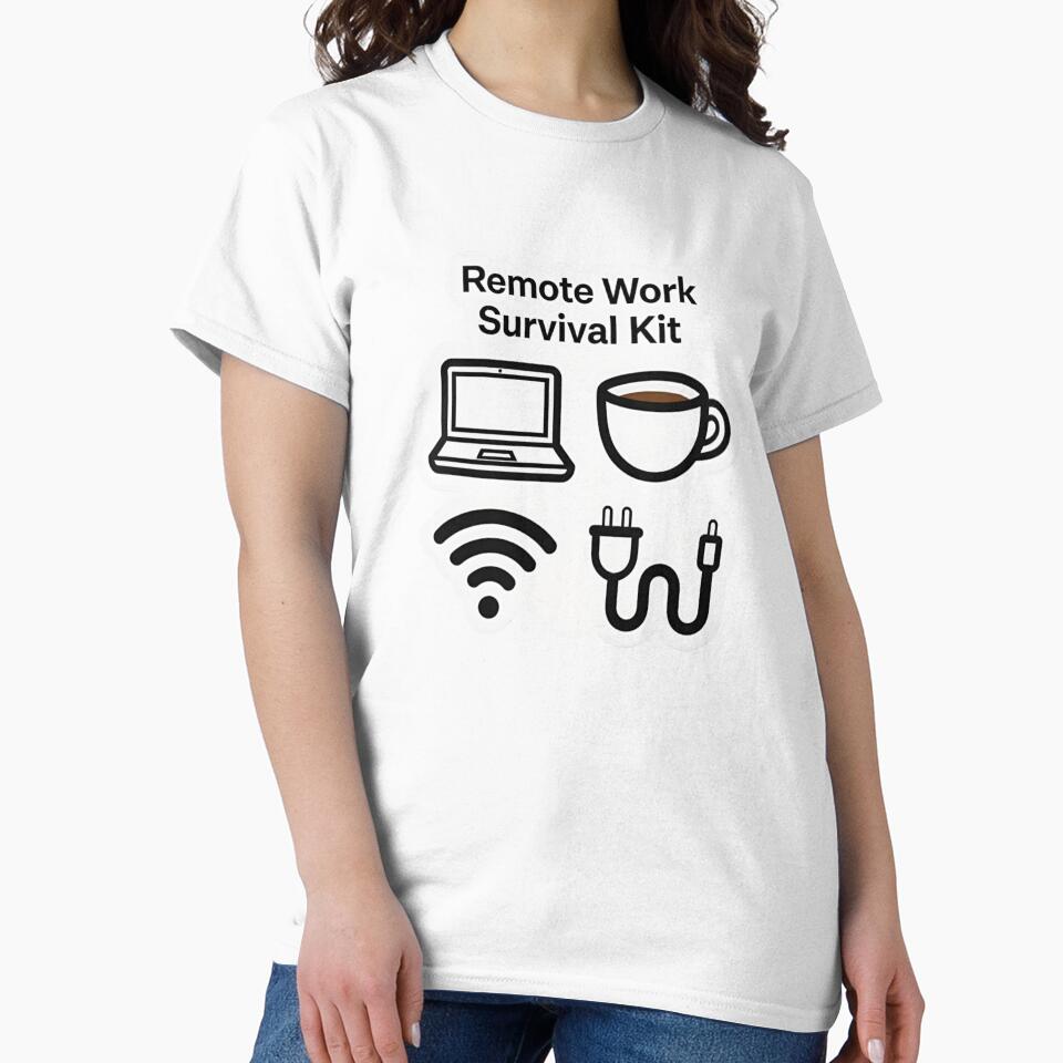 Remote Work Survival Kit Funny Work From Home Essentials by ZYNORAworld