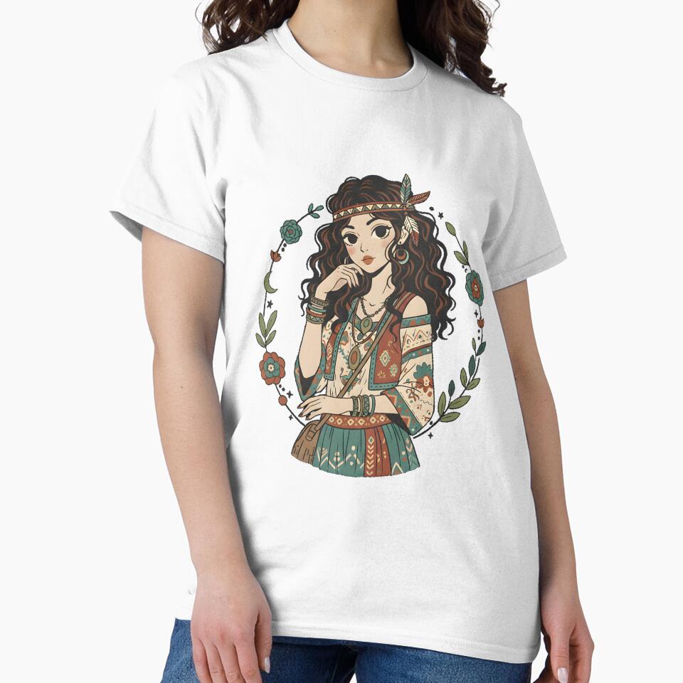 Bohemian Soul Aesthetic Anime Girl by Remy-Aura