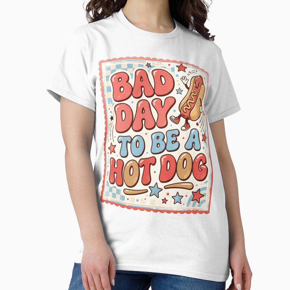 Retro Bad Day To Be A Hot Dog by Nordo Studio
