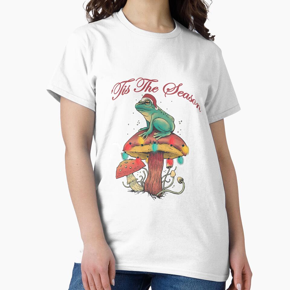Cottagecore Christmas Frog Sitting On by NeverLoseSF