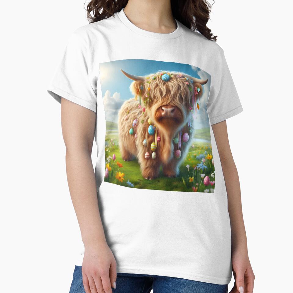 Easter Highland Cow by DT creations