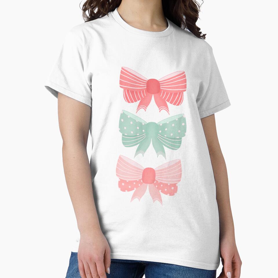 Mint and pink coquette bows by Home Cyn Home