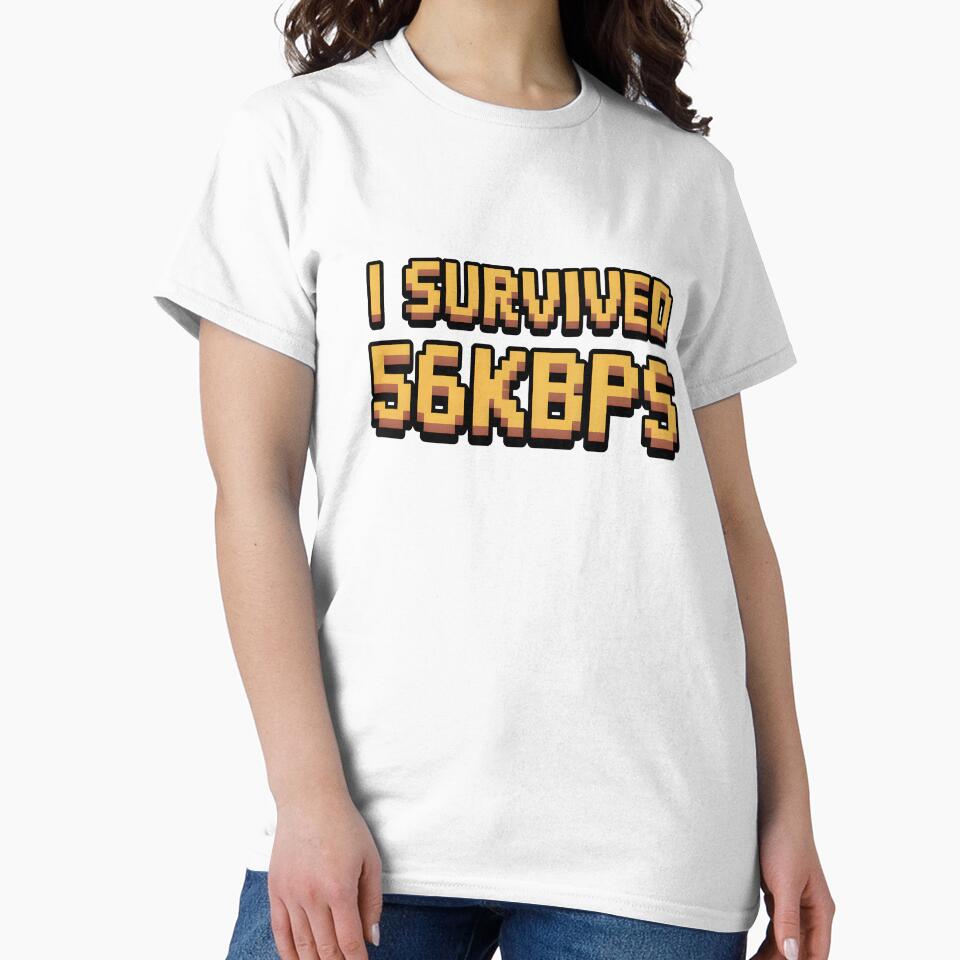 I Survived 56Kbps | Retro Internet Dial-Up Pixel Art by Altered Pixels