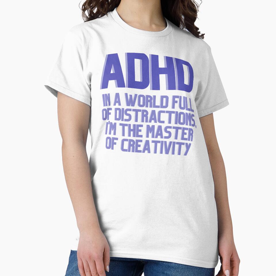 ADHD In a World Full of Distractions PURPLE by ElectraW
