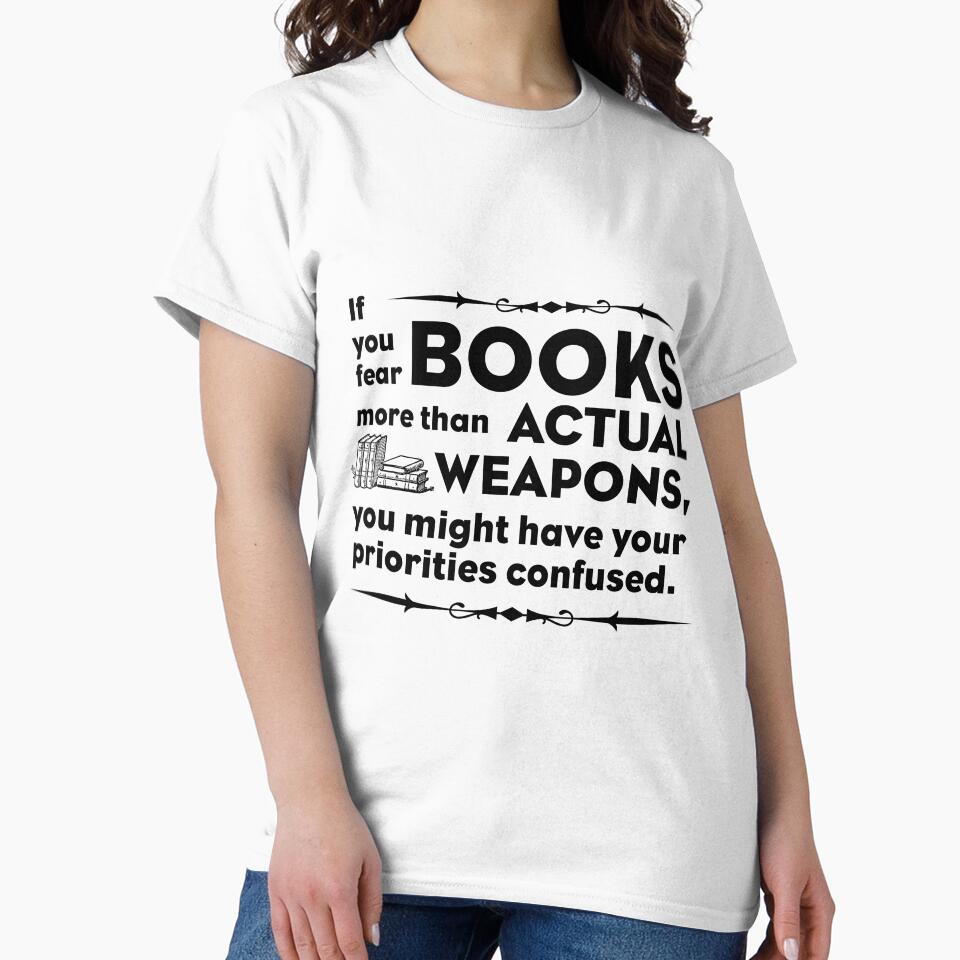 Books are better than weapons by pinkcraftfairy