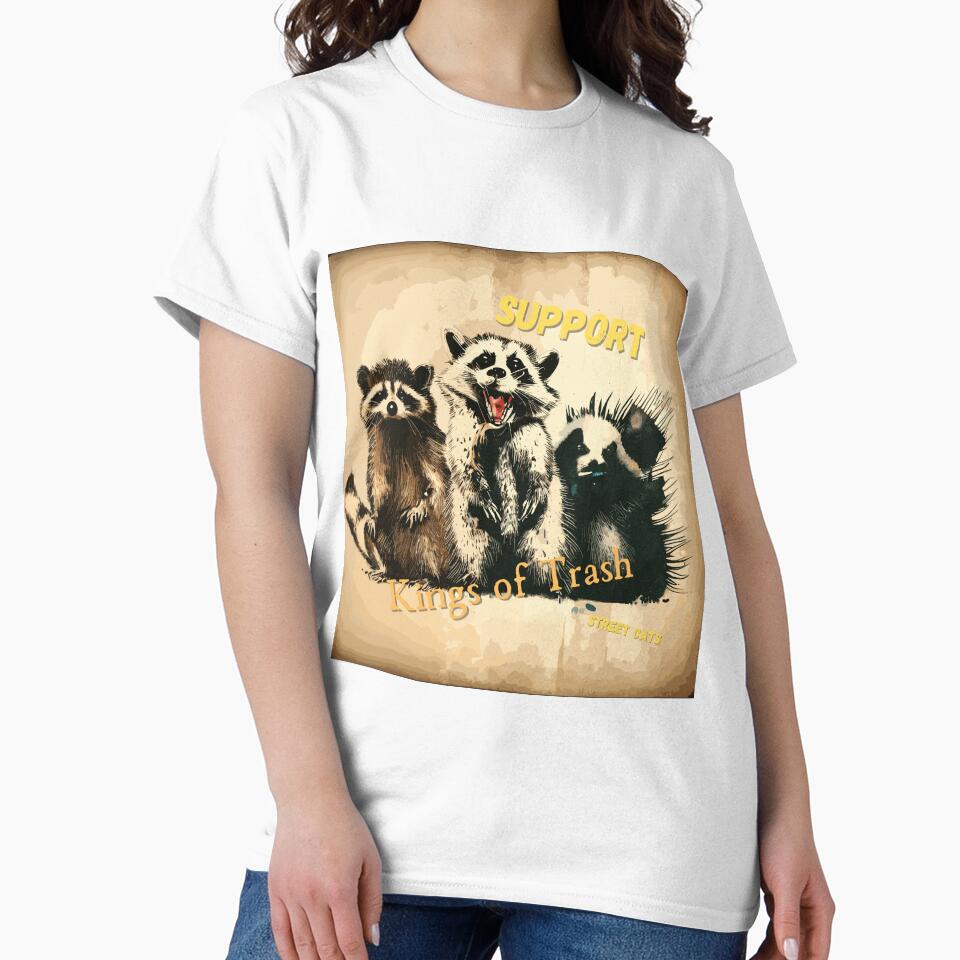 Support street cats, kings of trash by TomFrontierArt