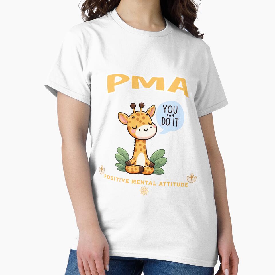 positive mental attitude Giraffe by LemuellTrends