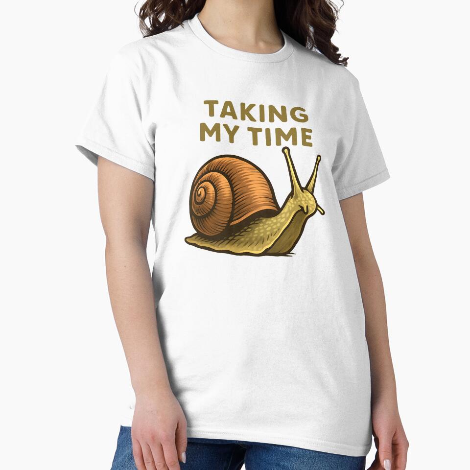 TAKING MY TIME Snail Motivation Art by ZuToMi