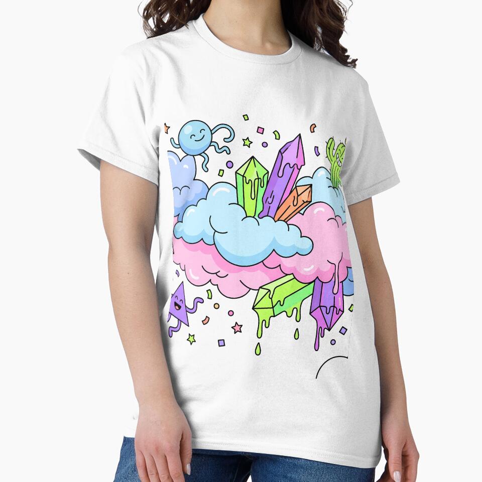 Cute Kawaii Tea Time Dreamland Picnic Art by ART ATTACK ZONE