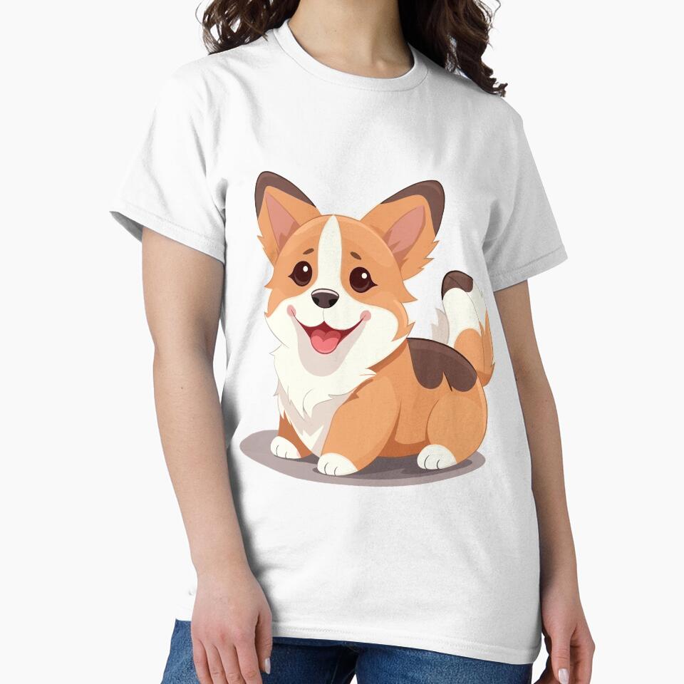 Cute cartoon Corgi by tripanthias