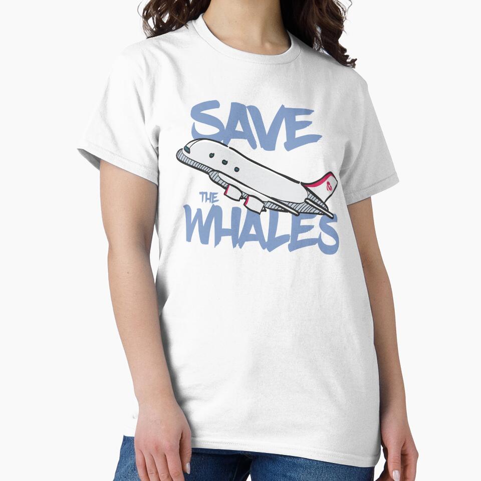 Save The Whales Funny Aviation Saying by Ikaroots