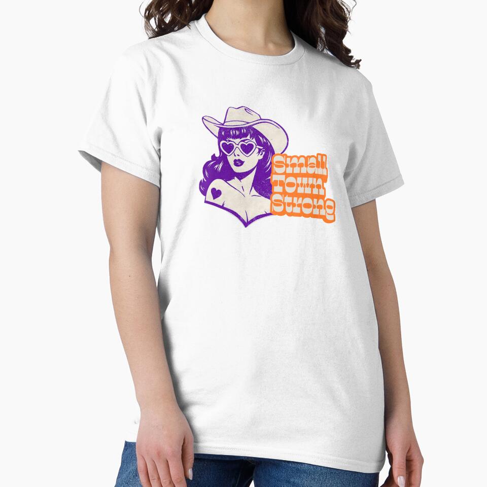 Small Town Strong Cowgirl Illustration | Retro Western Feminine Art by SimplyJasper