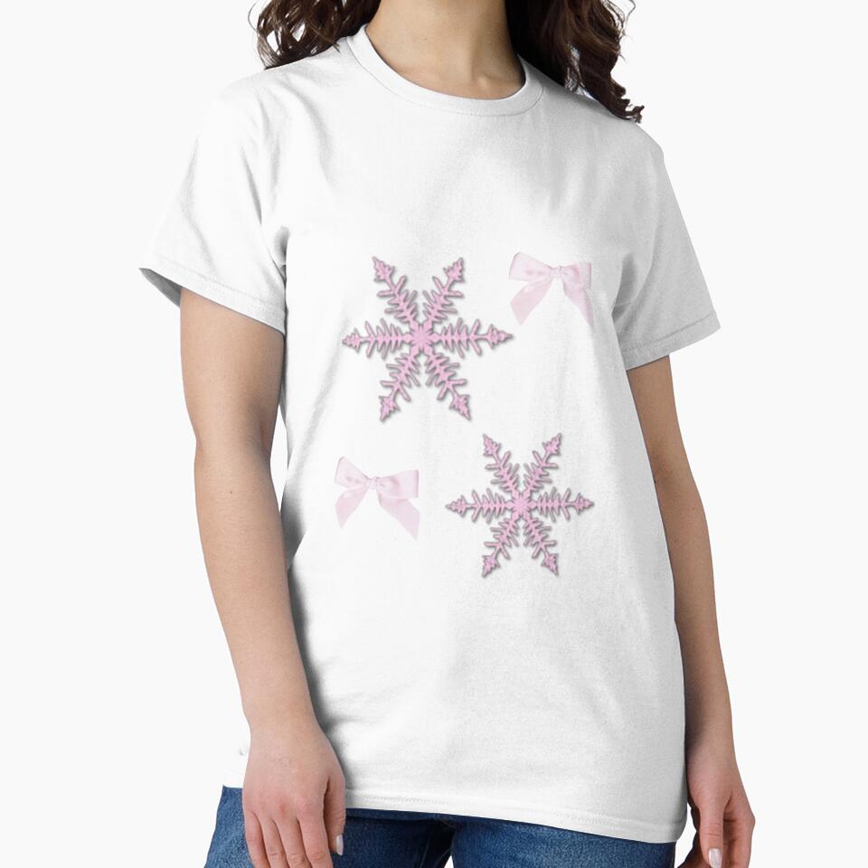 Coquette snowflakes and bows by Pixiedrop