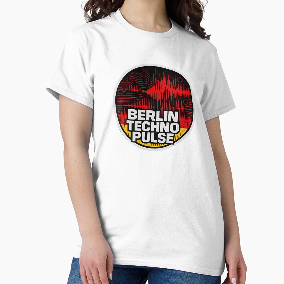 Berlin Techno Pulse – Underground Electronic Music Rave Design by |TRSSHOP|