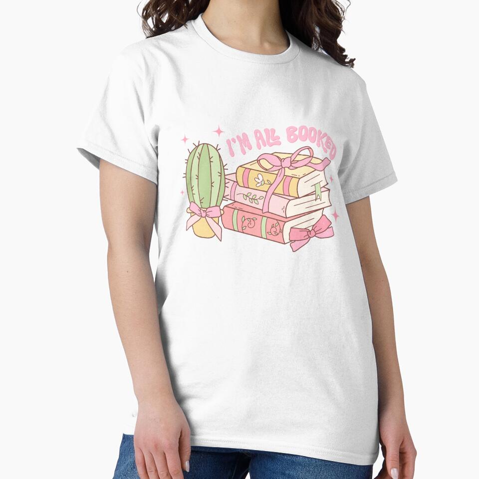 Im all booked | bookish , coquette aesthetic, book lover, spicy book, smut reader png, girly by pugshowsfashion