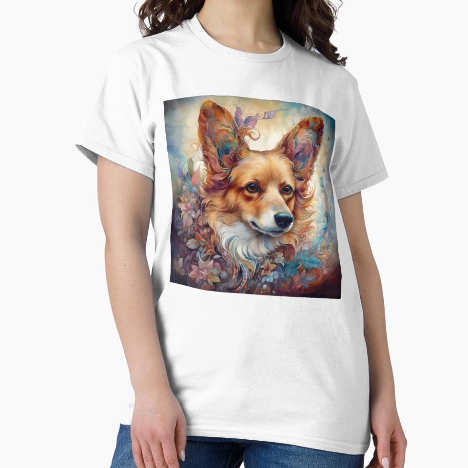 Tribal Corgi Dog by DiatomDesigns