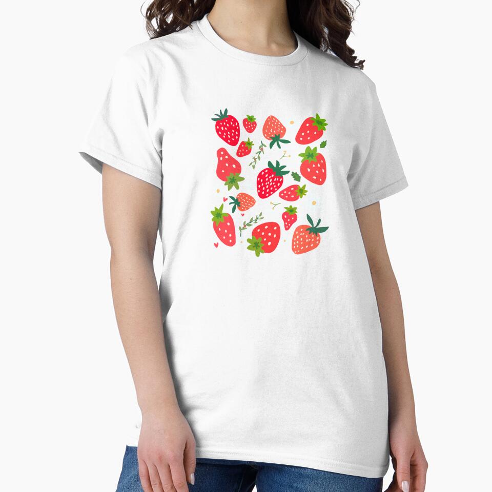 Whimsical strawberry patch by Gigigle