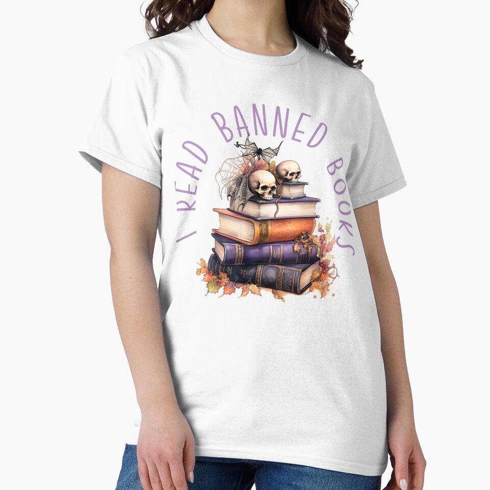 Halloween Book Aesthetic Banned Books Reader Book Lover Spooky Halloween Bookish by ShoniwDesigns