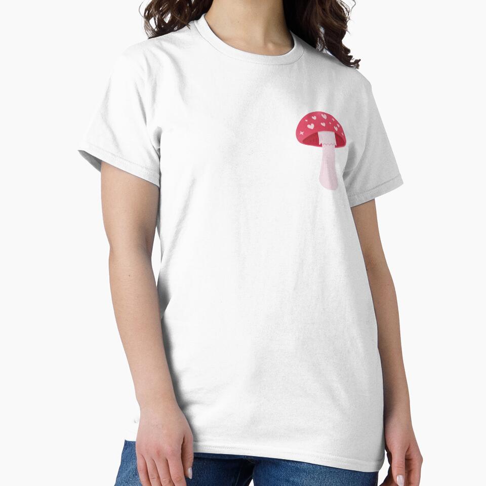 Cute Red Hearts Mushroom Toadstool by winterpumpkin
