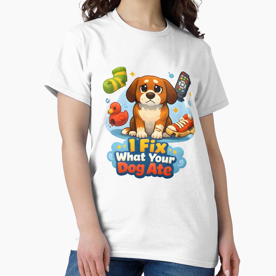 I Fix What Your Dog Ate – Funny Veterinarian Dog Humor Illustration by Bettybee00