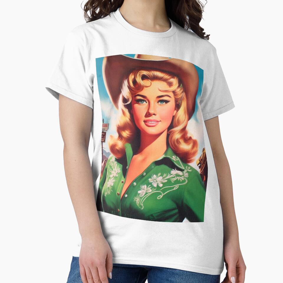Retro Cowgirl Pinup by PulpVintage
